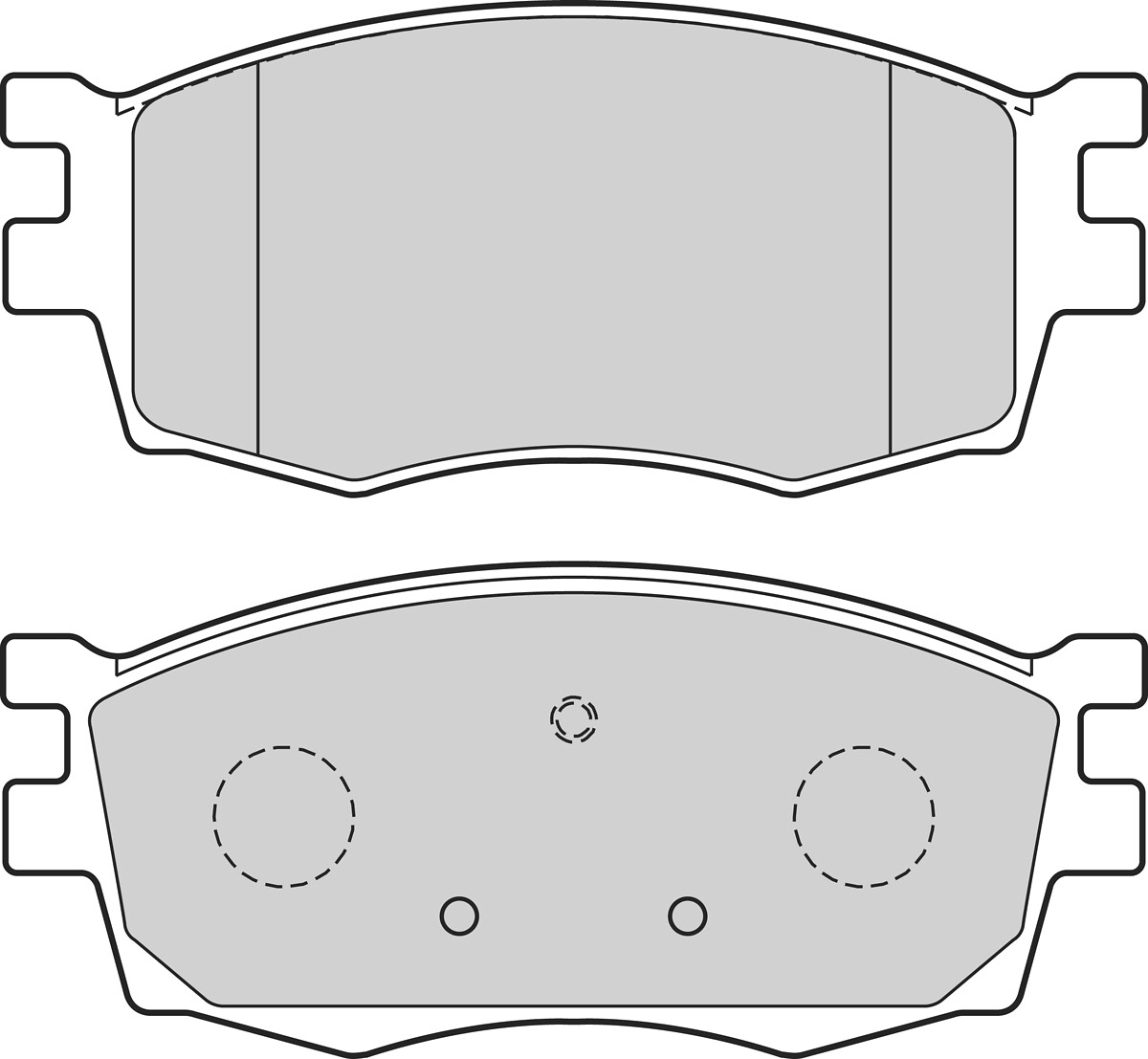 Jeu de 4 plaquettes de frein VALEO ref. 302725